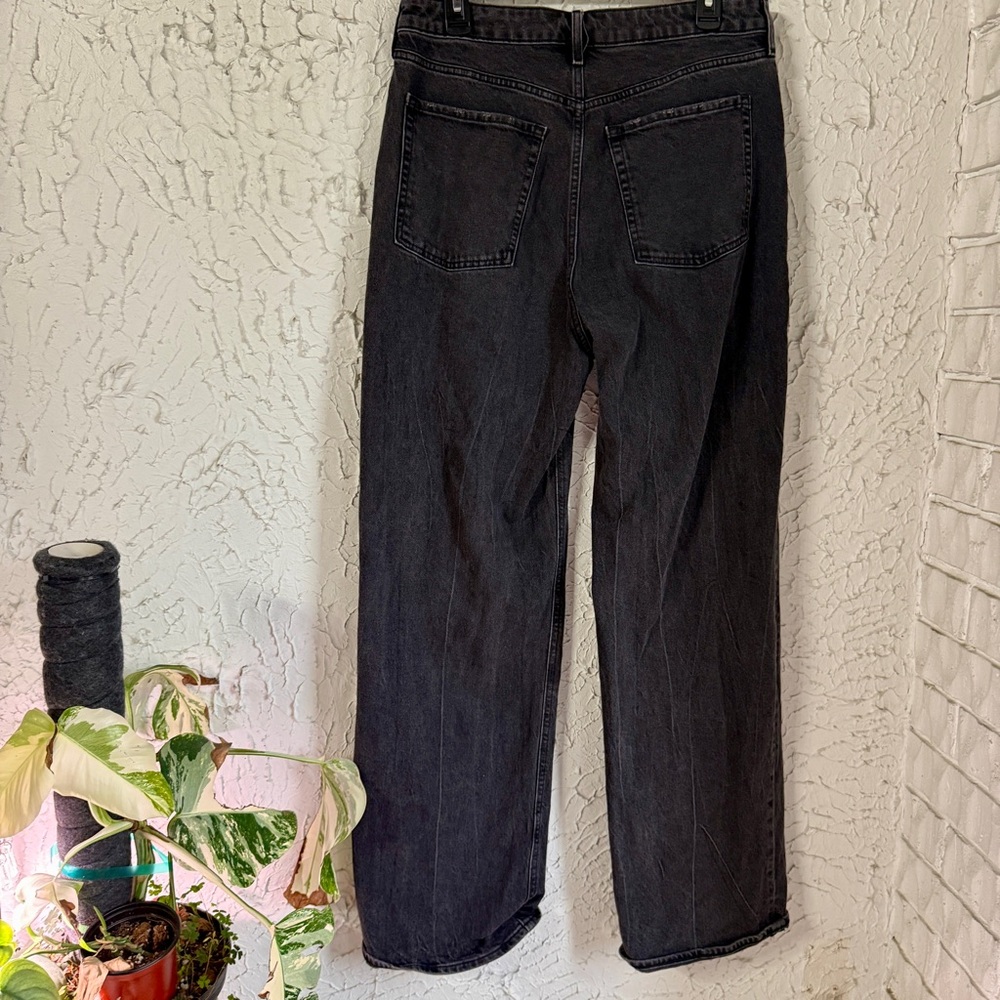 Old Navy Women's Straight Leg Black Jeans Tall - Picture 5 of 5